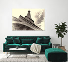 Eiffel Tower in Paris by I Bjork on GIANT ART - brown photo manipulation