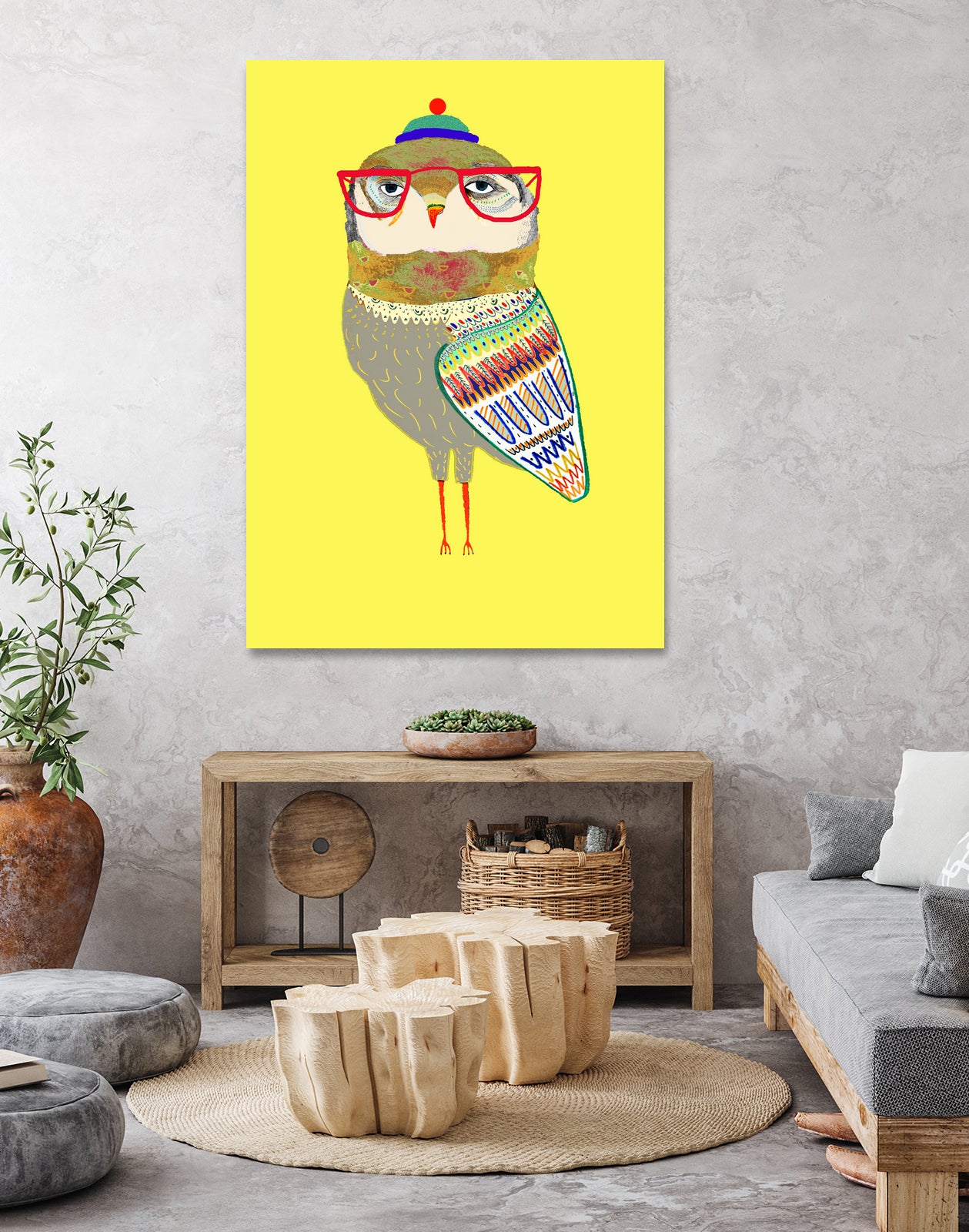 Owl Boss Man by Ashley Percival on GIANT ART - digital drawing