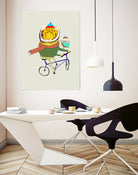 Tiger & Owl Bike by Ashley Percival on GIANT ART - digital drawing