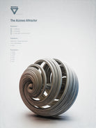The Aizawa Attractor by . Chaotic Atmospheres on GIANT ART - gray 3d art