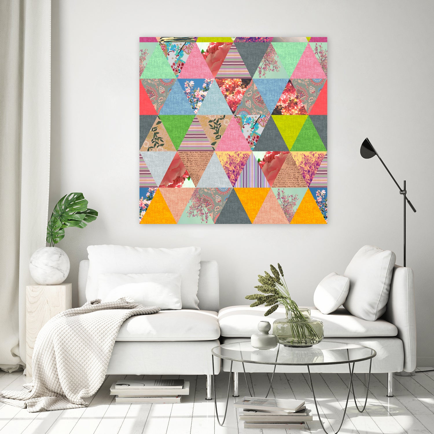 Lost in ? by Bianca Green on GIANT ART - pink mixed media