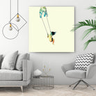 Swing me higher by matheus lopes on GIANT ART - yellow digital drawing