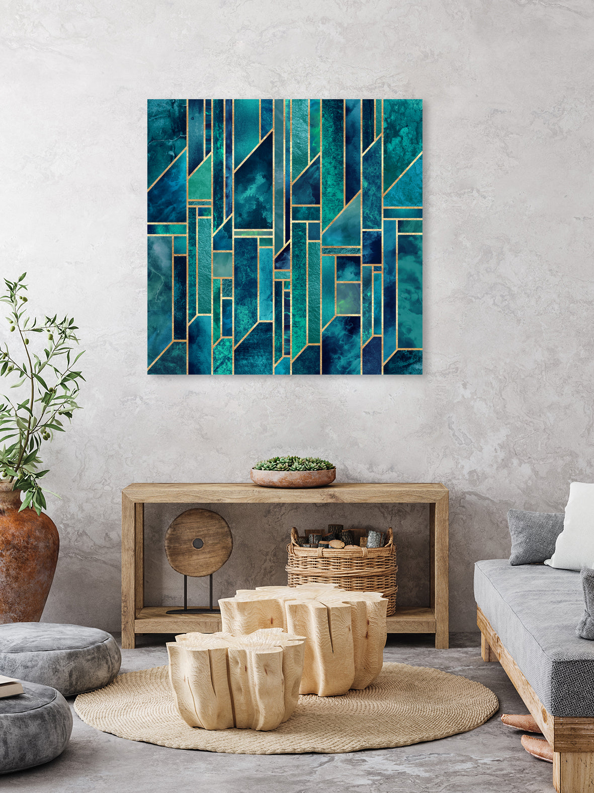 Blue Skies by Elisabeth Fredriksson on GIANT ART - blue digital painting