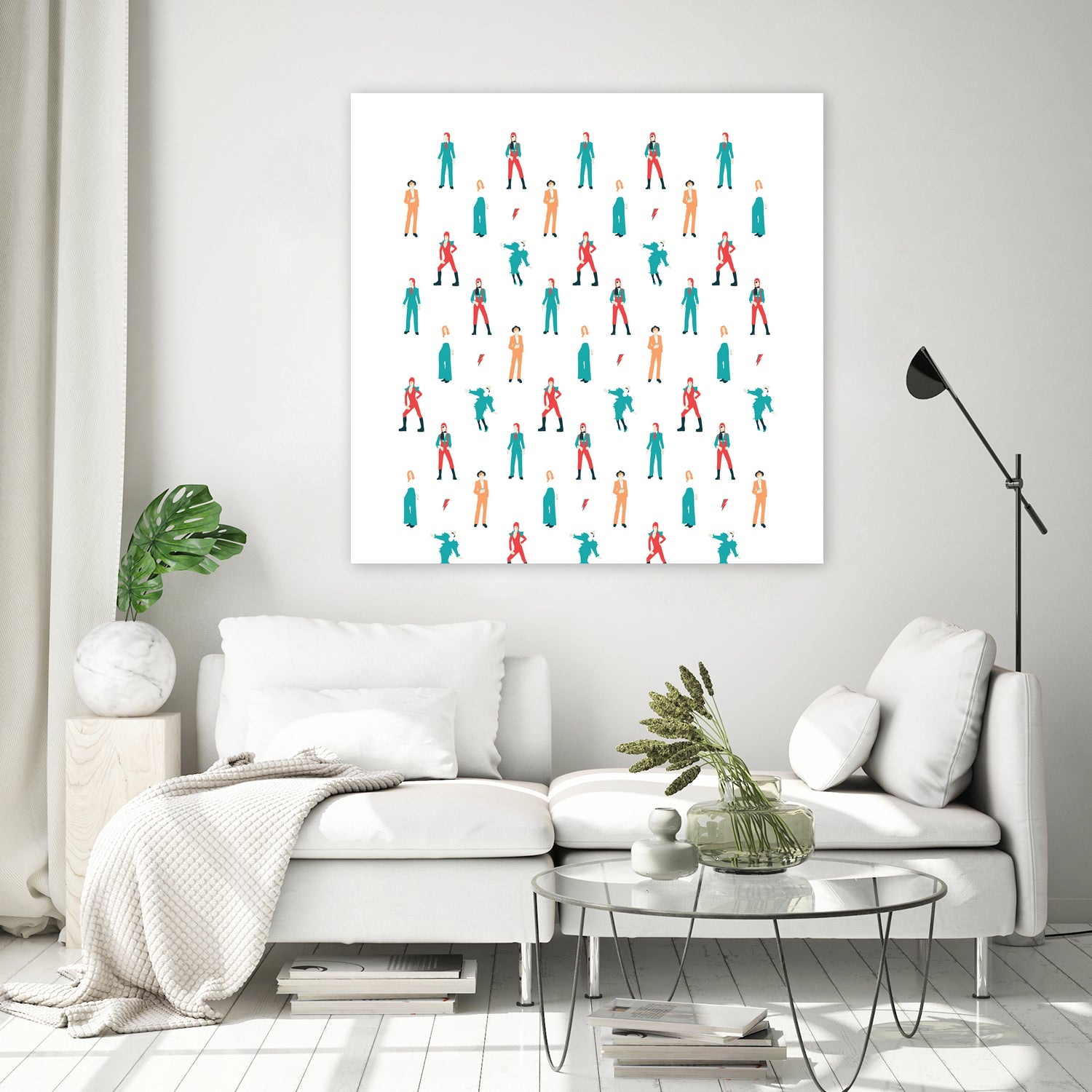 The Land Of Bowie by Moran Barkai on GIANT ART - white vector illustration