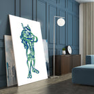 Leonardo by Octavian Mihai Mielu on GIANT ART - green character design
