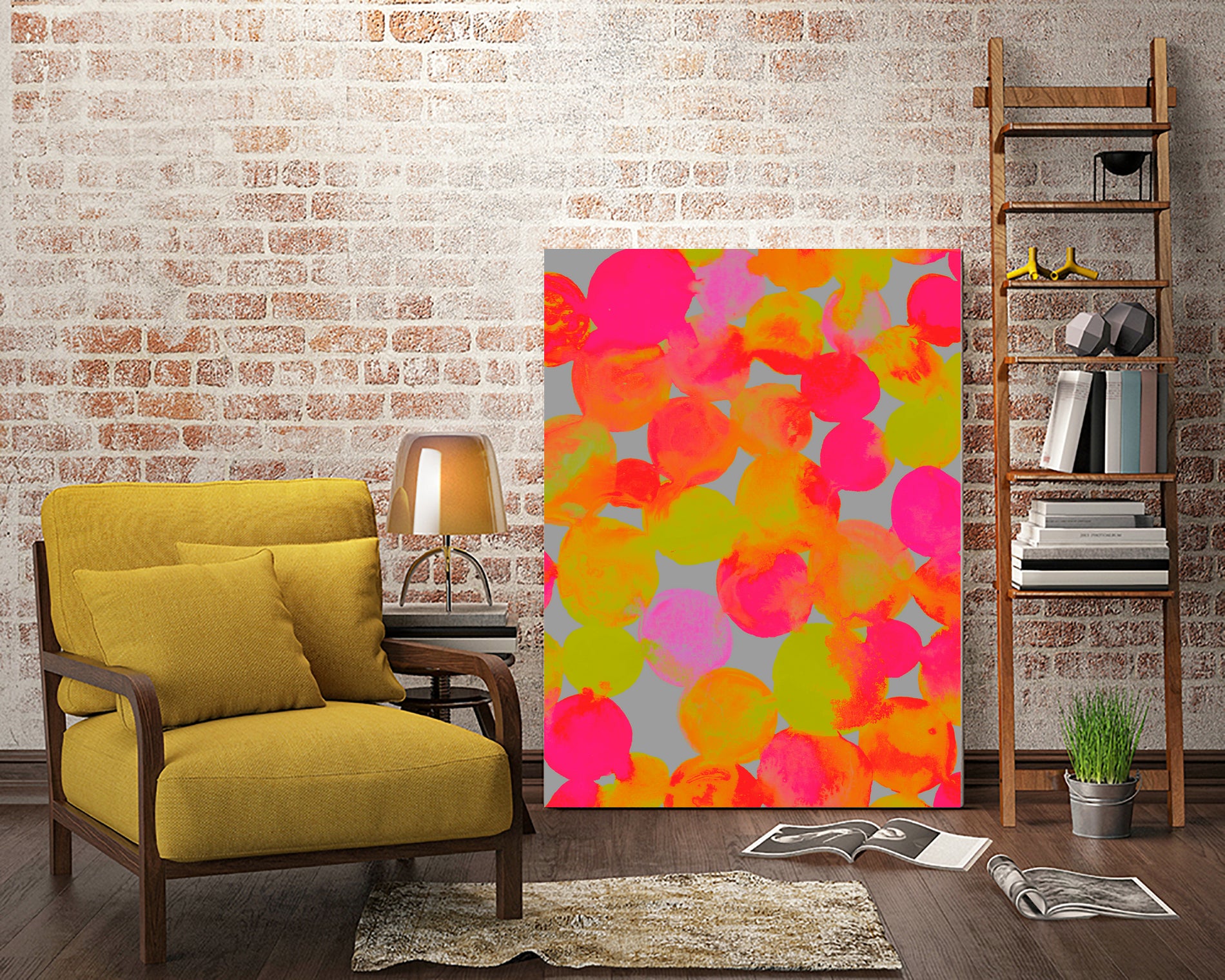 COMMUNITY by Rebecca Allen on GIANT ART - pink digital painting