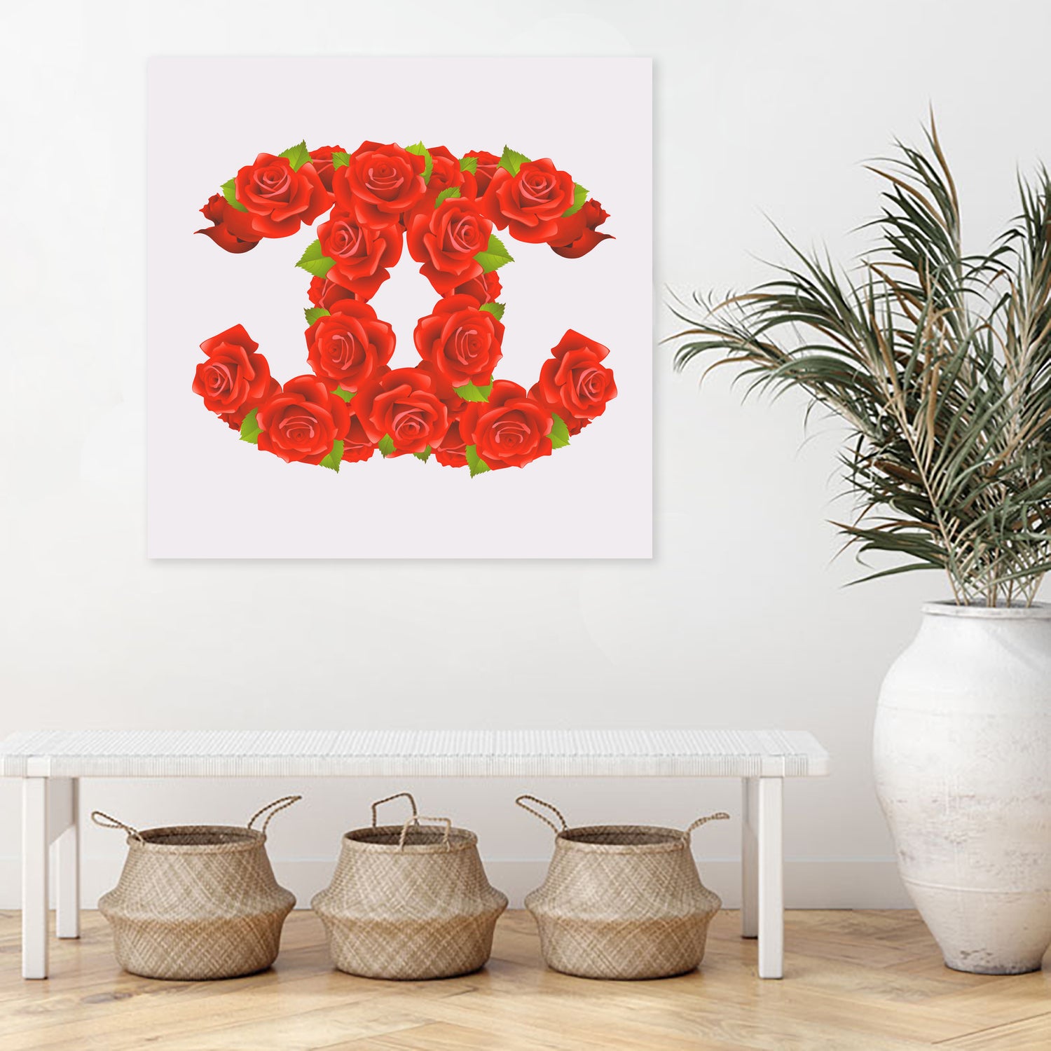 Red Roses by Sara Eshak on GIANT ART - red 3d art