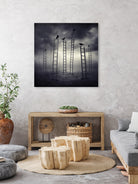 Staircrows by Sarolta Ban on GIANT ART - gray photo manipulation