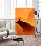 Outer Rim Travel Bureau: Bespin by Michael Mateyko on GIANT ART - typography