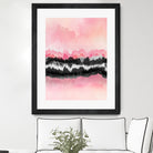 Pink Mountains by Elisabeth Fredriksson on GIANT ART - pink digital painting
