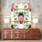 Floral II by Sixto-Juan Zavala on GIANT ART - green mixed media