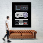 Power Trio by Daniel Sousa on GIANT ART - black vector illustration