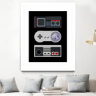 Power Trio by Daniel Sousa on GIANT ART - black vector illustration