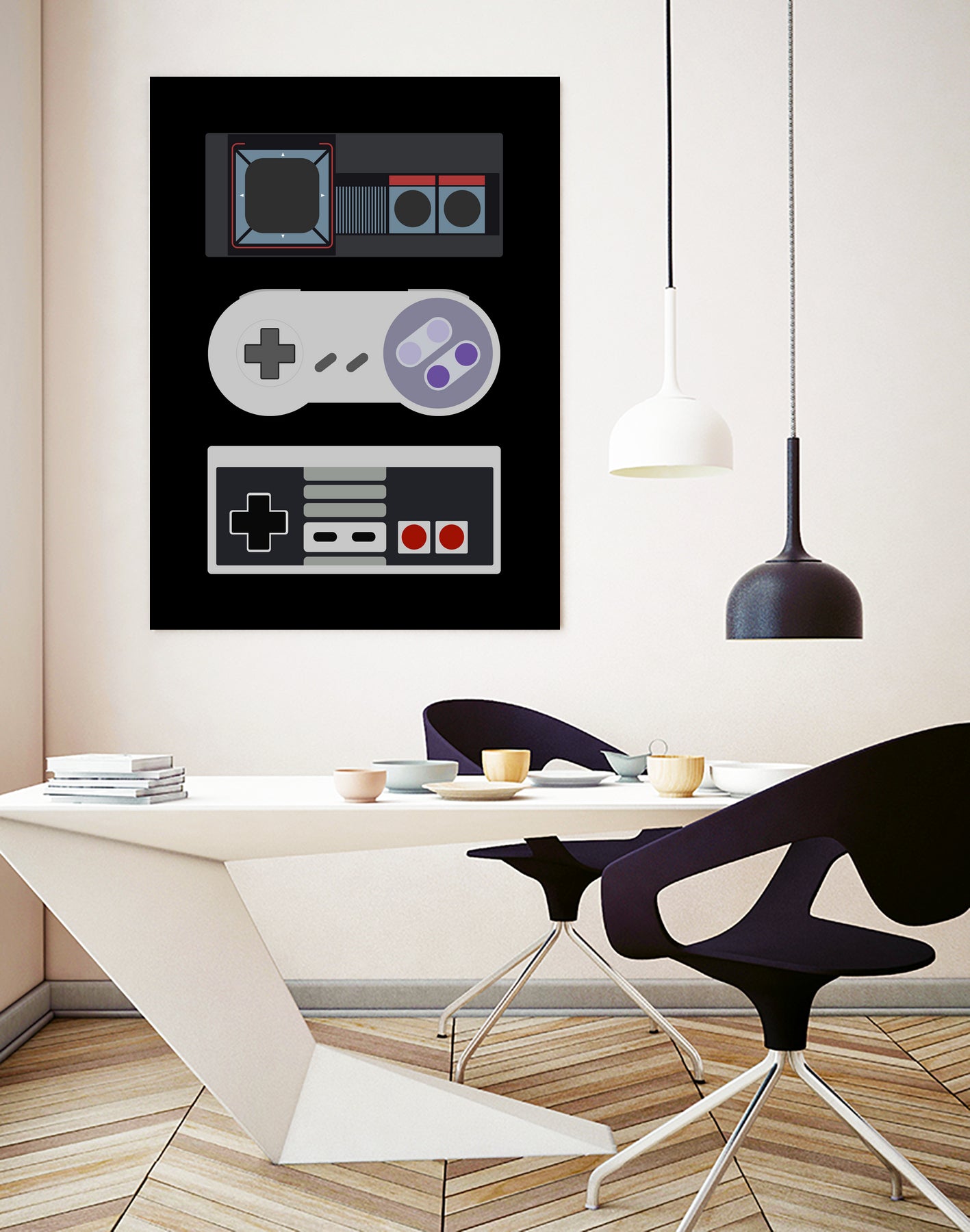 Power Trio by Daniel Sousa on GIANT ART - black vector illustration