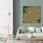 Brooklyn by Jazzberry Blue on GIANT ART - orange vector illustration