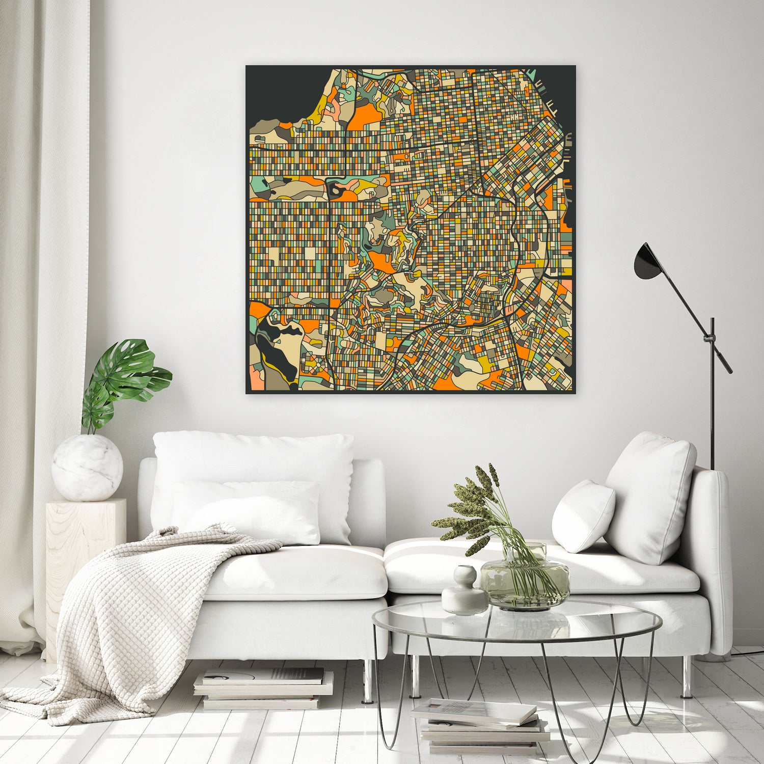 San Francisco by Jazzberry Blue on GIANT ART - black vector illustration