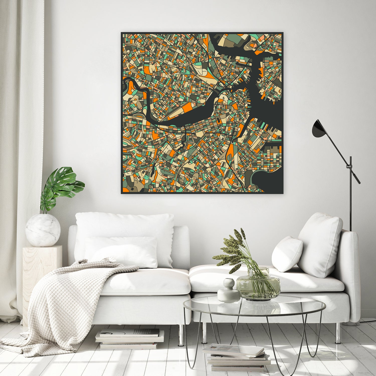 Boston by Jazzberry Blue on GIANT ART - black vector illustration