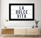 La Dolce Vita by Art Frankenberg on GIANT ART - white typography