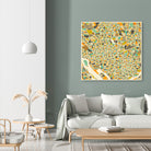 Washington DC by Jazzberry Blue on GIANT ART - orange vector illustration