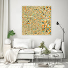 Los Angeles by Jazzberry Blue on GIANT ART - orange vector illustration