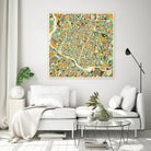 Austin Texas by Jazzberry Blue on GIANT ART - orange vector illustration