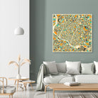 Austin Texas by Jazzberry Blue on GIANT ART - orange vector illustration