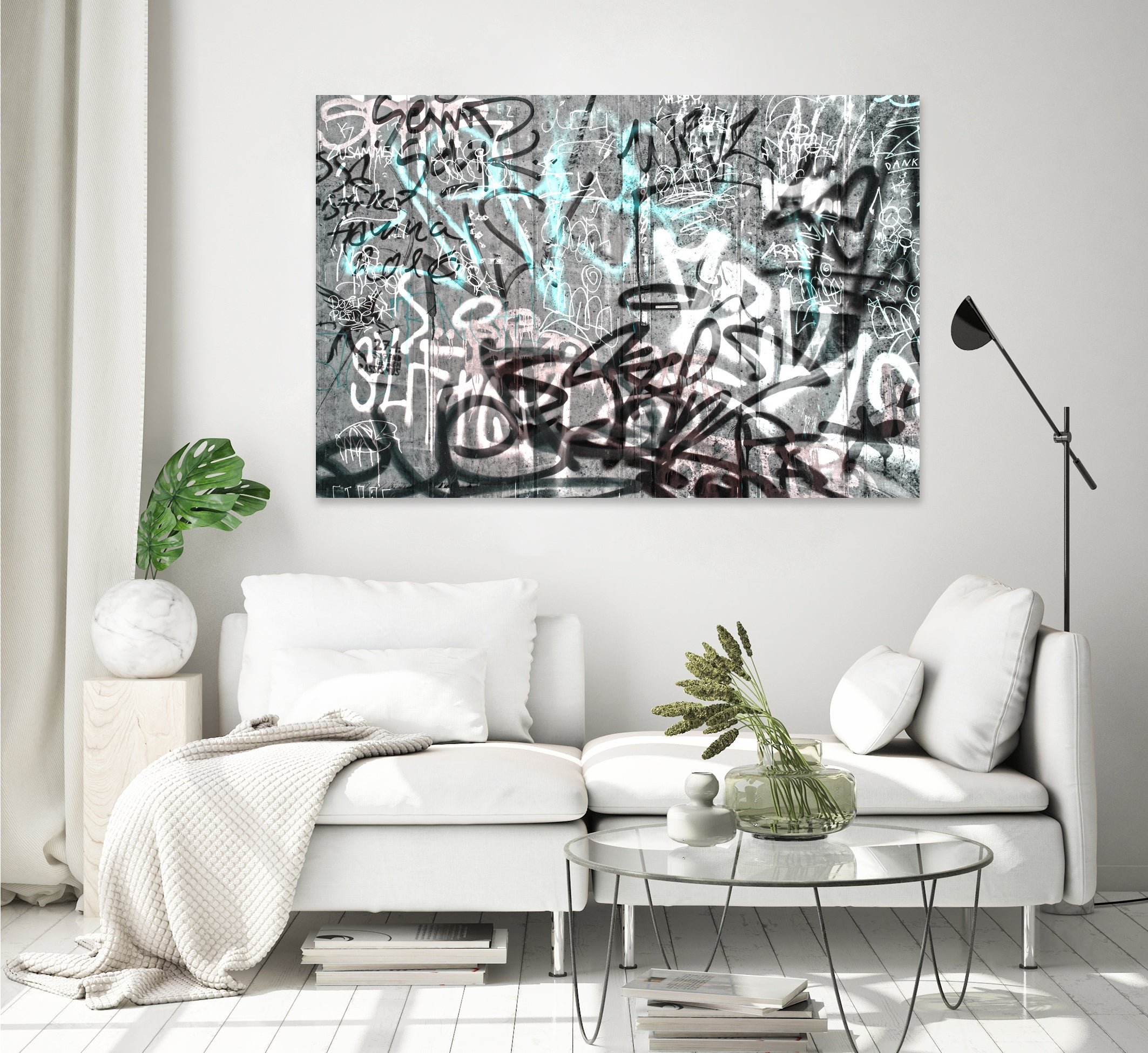 2017_Graffiti_Muster6 by Andreas Gerlach on GIANT ART - gray photo illustration
