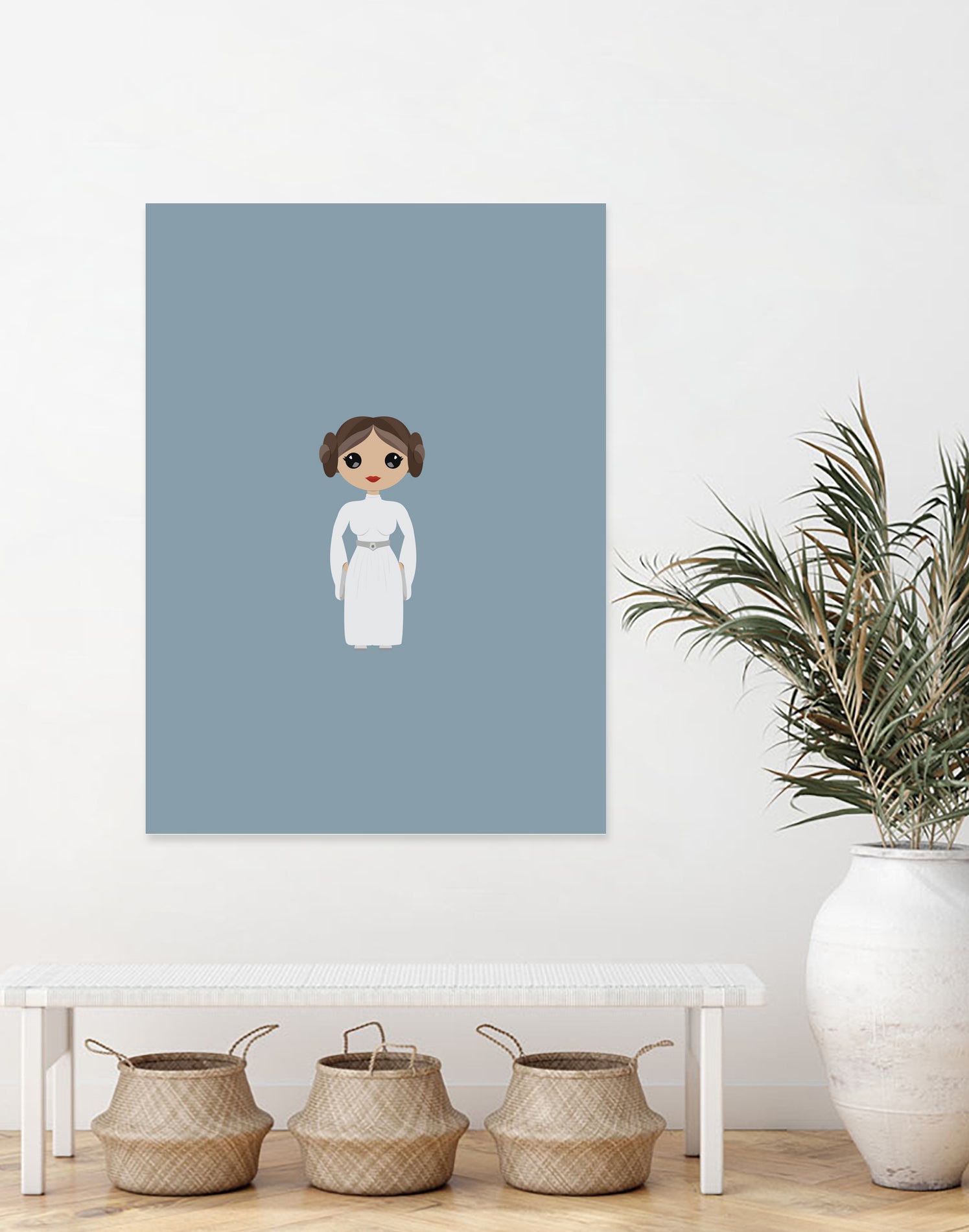 Leia by Kenzie Brown on GIANT ART - blue character design