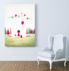 Floating by Annisa Tiara Utami on GIANT ART - white digital drawing