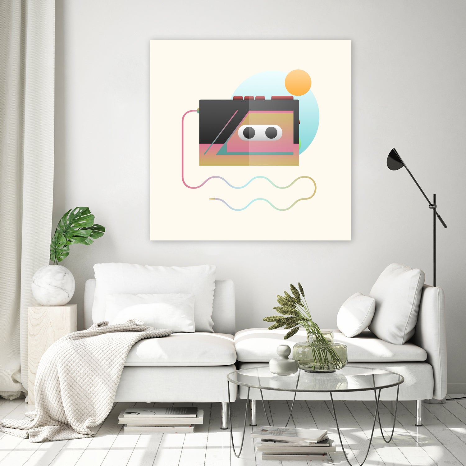 Summer Rhythm by Francisco Moreno on GIANT ART - yellow vector illustration