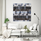 Stained Glass 4 by Elisabeth Fredriksson on GIANT ART - blue digital painting