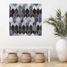 Stained Glass 4 by Elisabeth Fredriksson on GIANT ART - blue digital painting