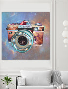 SPACE CAN0N by Bianca Green on GIANT ART - blue digital drawing
