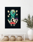 Alice's Tea Party by Vincent Trinidad on GIANT ART - black digital painting
