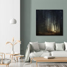 end of night by Dirk Wüstenhagen on GIANT ART - blue photo illustration