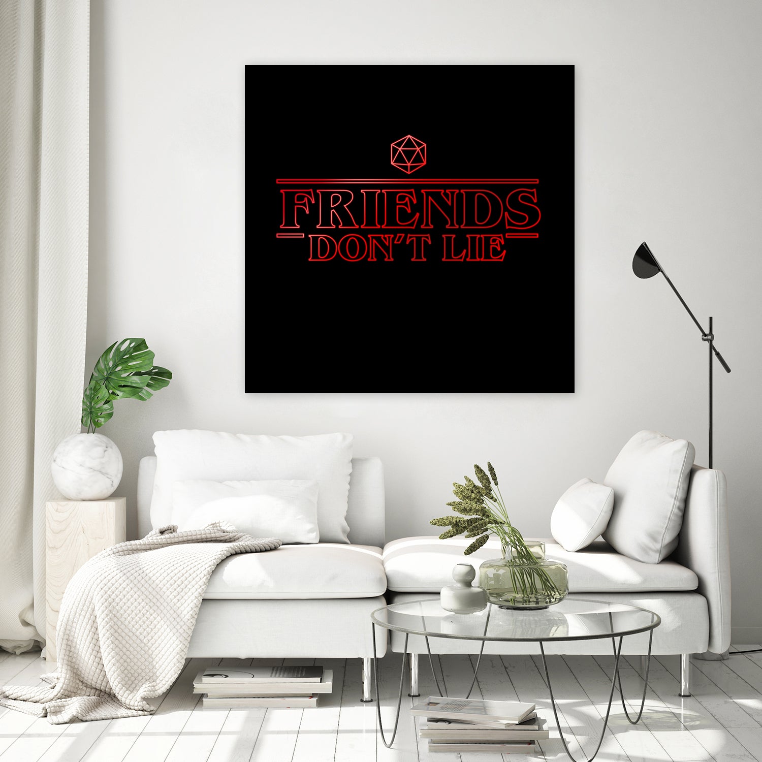 Friends Don't Lie by Rafael Gomes on GIANT ART - black digital drawing