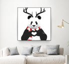 Xmas panda by Solti Balázs on GIANT ART - white digital drawing