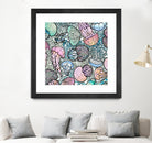 Jellyfishes by salome mikaberidze on GIANT ART - blue digital painting