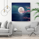 Luna by Elena Bragioto on GIANT ART - blue digital painting