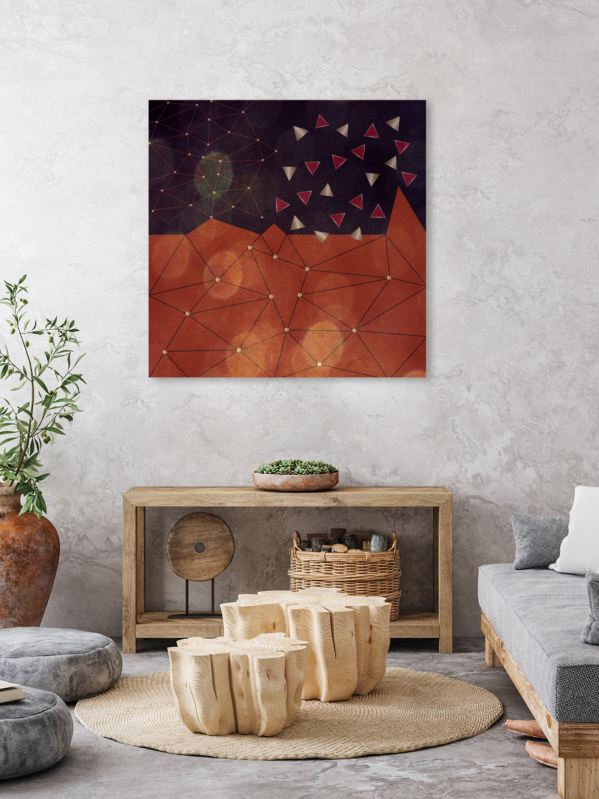 Magic Night by Mirella Pavesi on GIANT ART - brown digital painting