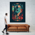 Aran Nouveau by Victor Vercesi on GIANT ART - blue digital drawing