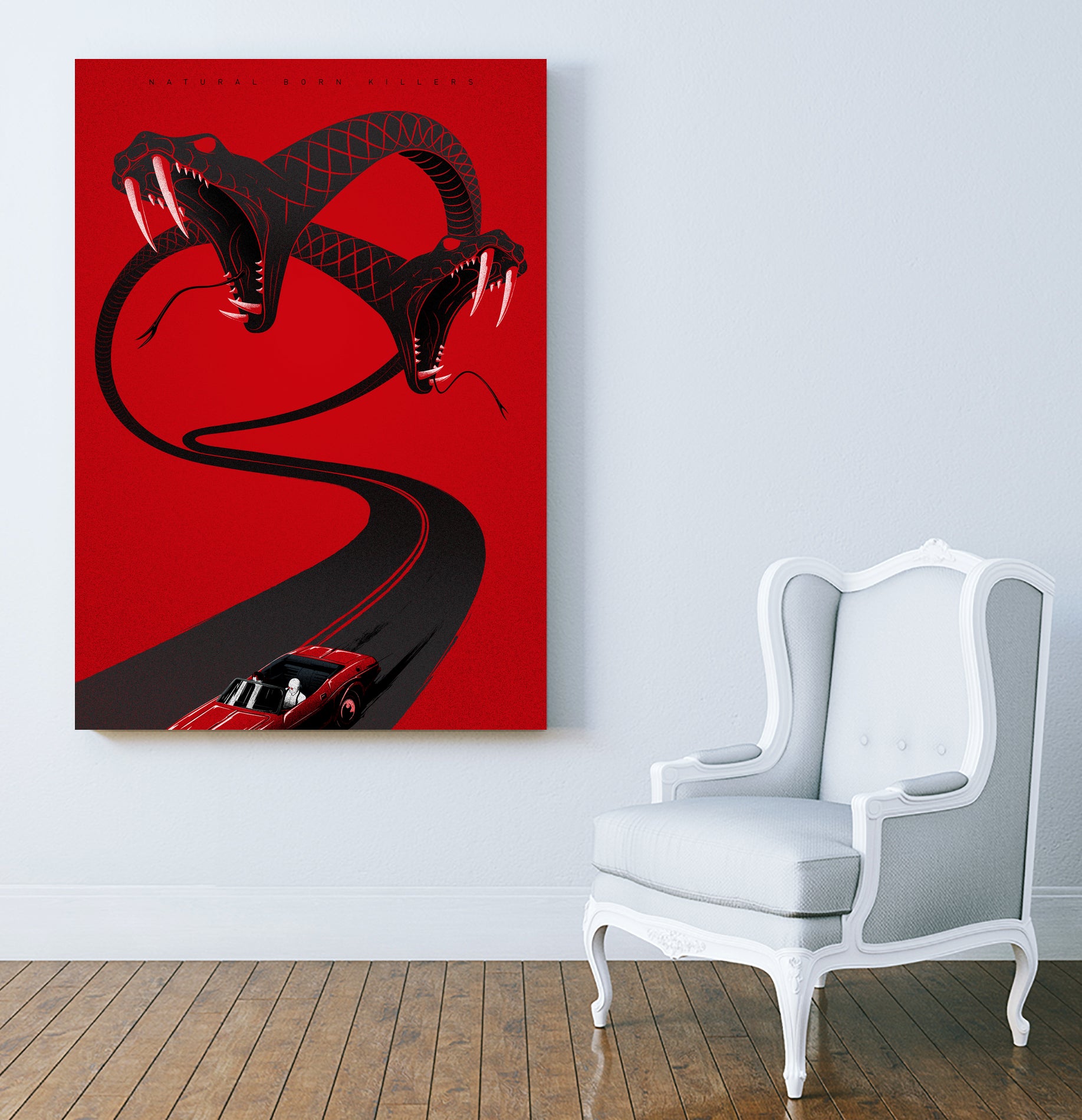 NATURAL BORN KILLERS by MAxime Archambault on GIANT ART - white digital painting