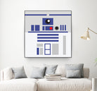 Are Two Dee Two by Proper Ganders on GIANT ART - white vector illustration