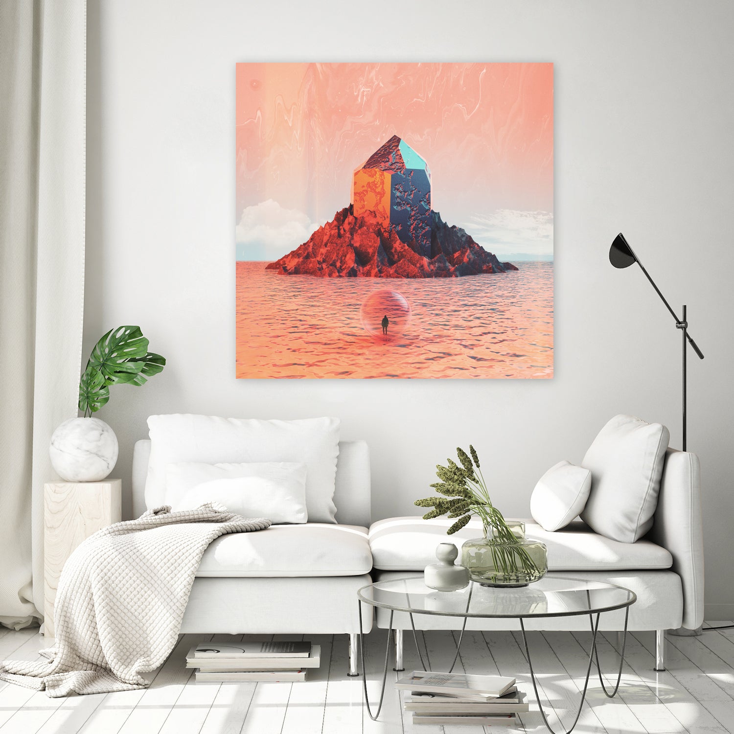Miracle by Jorge Luis Miraldo on GIANT ART - pink digital painting