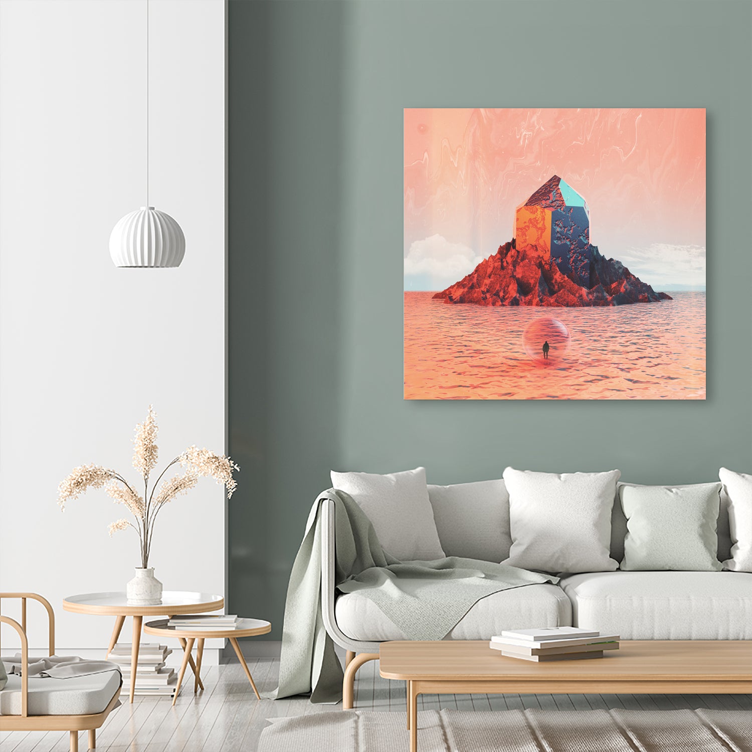 Miracle by Jorge Luis Miraldo on GIANT ART - pink digital painting