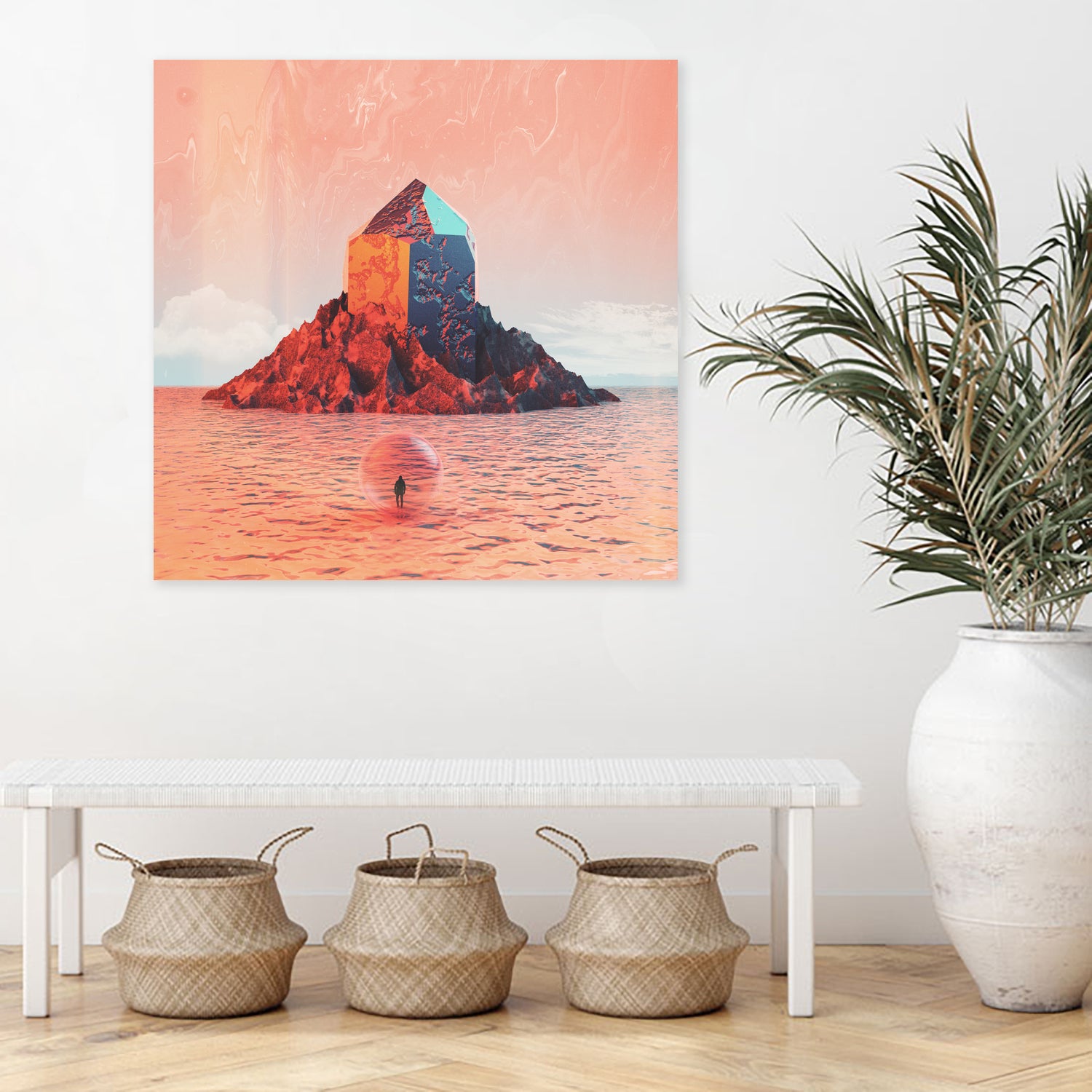 Miracle by Jorge Luis Miraldo on GIANT ART - pink digital painting