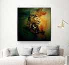Skull Lord III by RIZA PEKER on GIANT ART - yellow photo manipulation