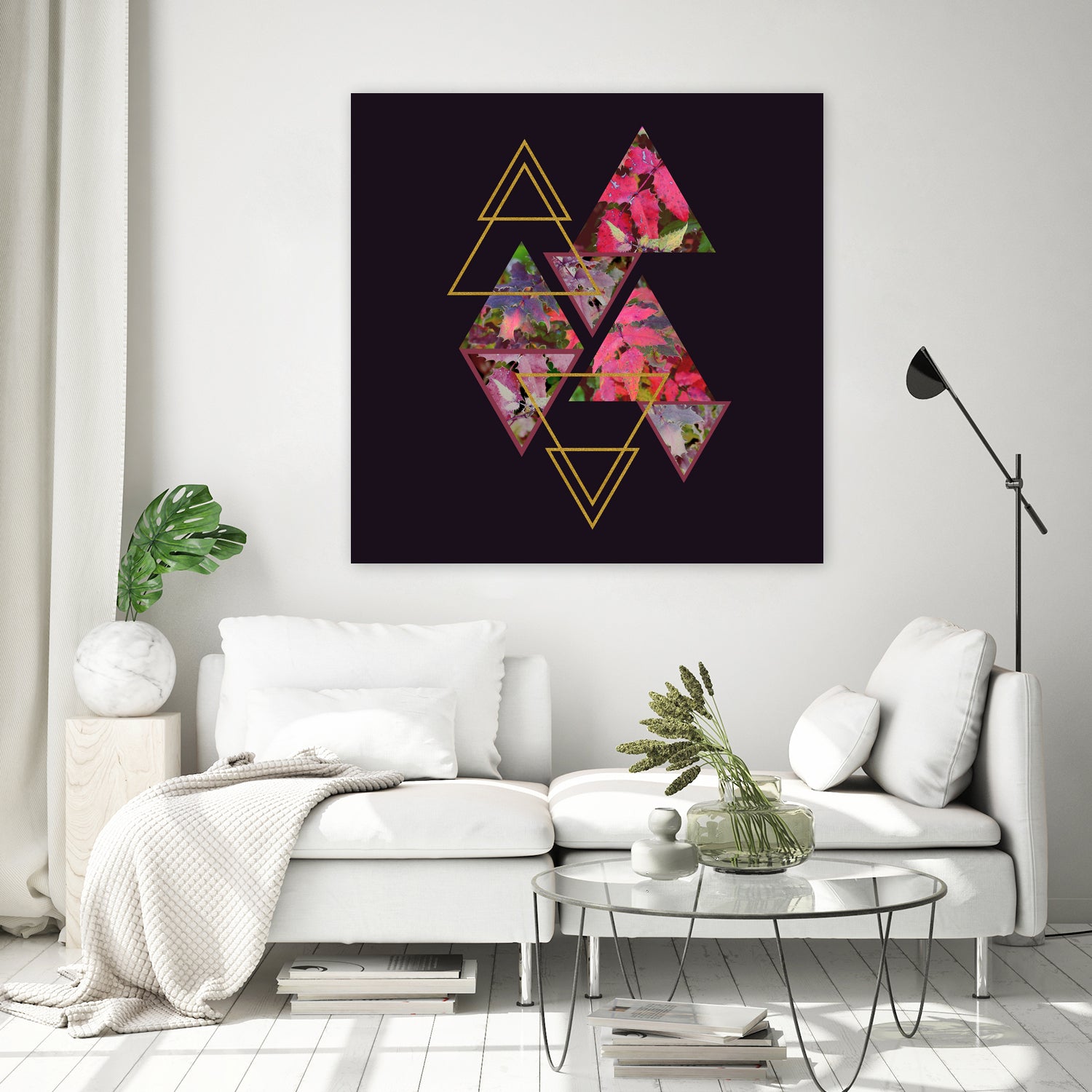 Purple Fall by Daniela di Niro on GIANT ART - fuchsia mixed media