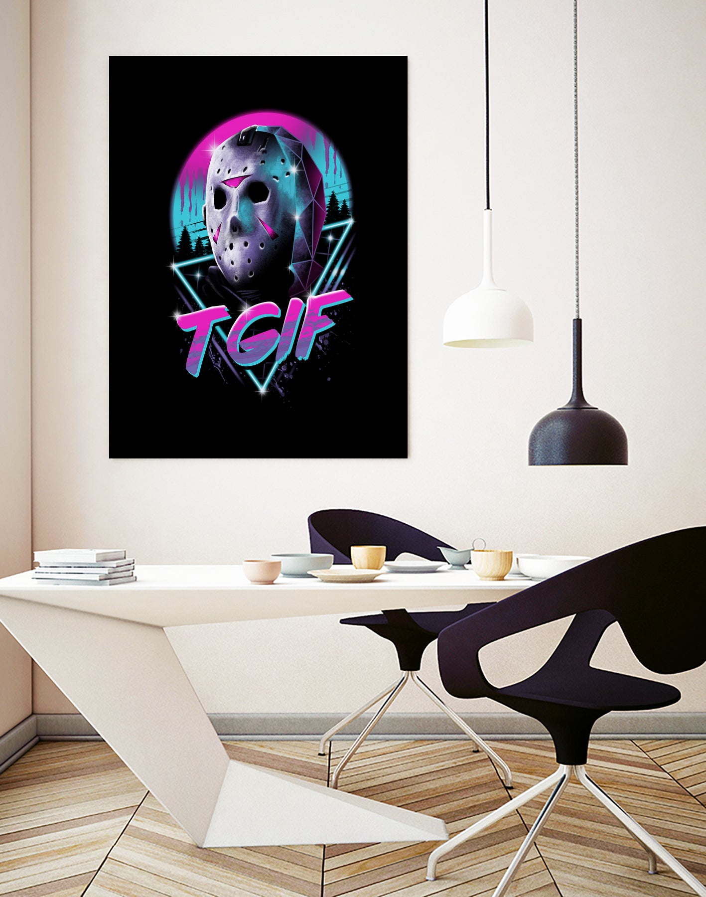 Rad Friday by Vincent Trinidad on GIANT ART - black digital painting