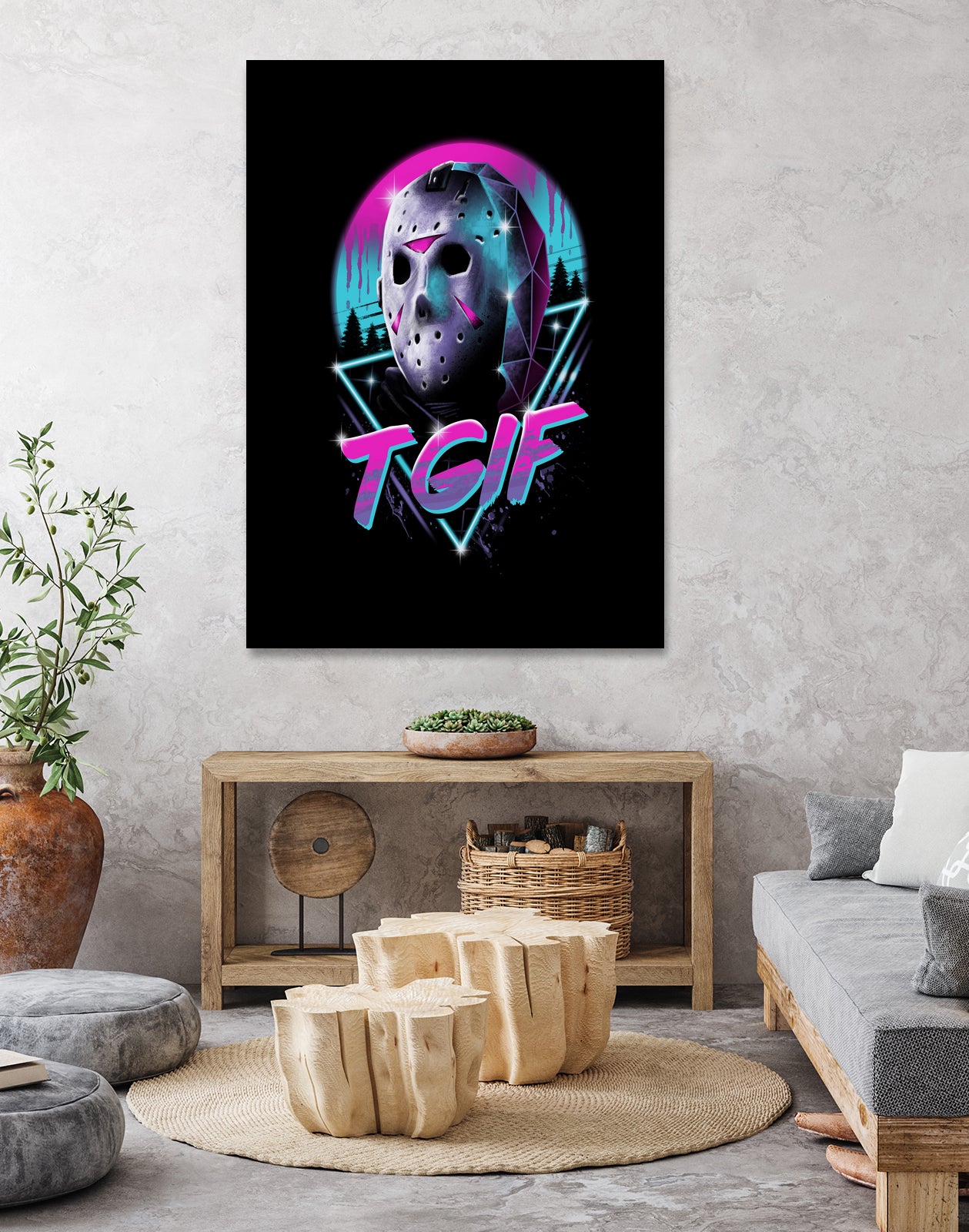 Rad Friday by Vincent Trinidad on GIANT ART - black digital painting